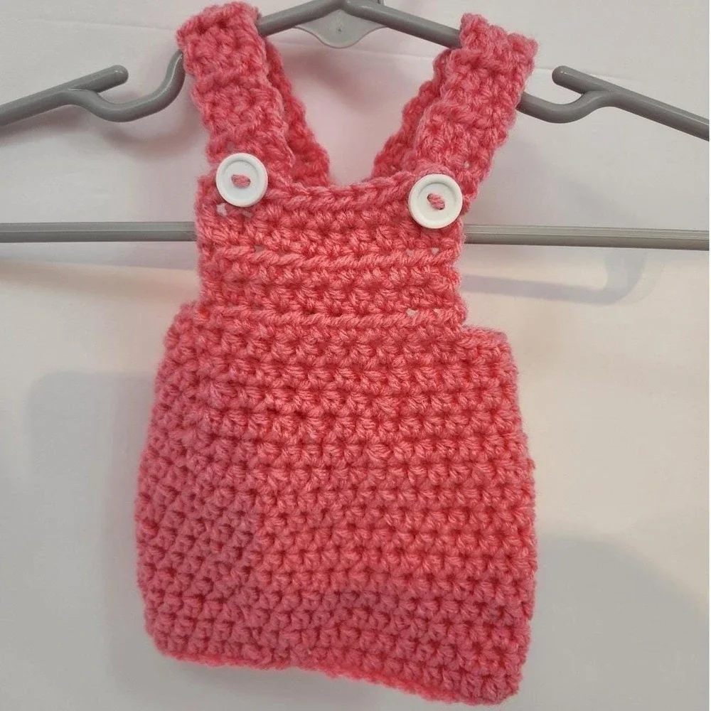 Crochet jumper dress for 18